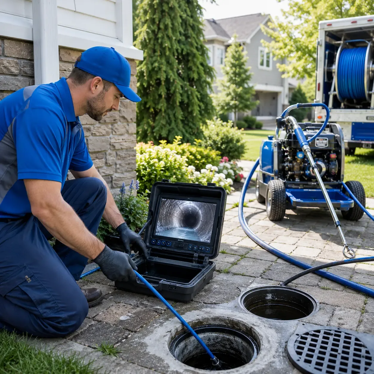 Outdoor drain cleaning professionals serving Minden, TX