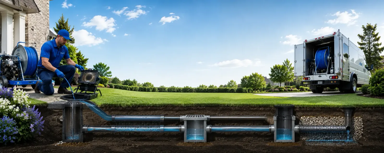 Outdoor drain cleaning information for Minden, TX